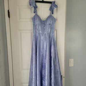 NWT Windsor Periwinkle Lace Floral Ballgown